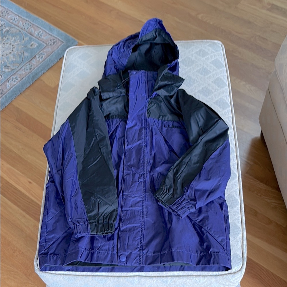 LLBean windbreaker, boys size 6.